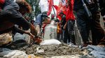 Aksi Cor Badan Jadi Sorotan di Hari Tani Nasional