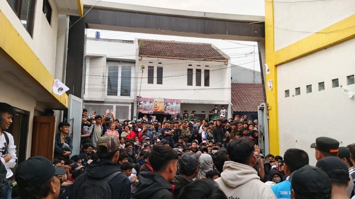 Aksi damai di SMK Pasundan 2 Bandung
