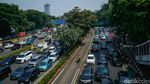 Aksi Hari Tani Picu Kemacetan di Tol Dalam Kota Jakarta