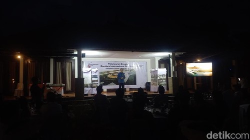 PT BIBU Panji Sakti resmi meluncurkan desain Bandara Bali Utara yang rencananya akan dibangun di pesisir Kubutambahan, Buleleng, Bali, Rabu (24/9/2025).