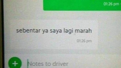 Chat Kocak Abang Ojol, Ada yang Curhat sampai Lupa Bawa Seblak