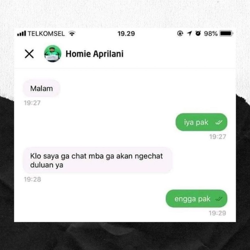 Memakai jasa abang ojol sudah jadi hal biasa setiap harinya. Berikut ini beberapa kejadian kocak di chat antara driver ojol dan pelanggan.