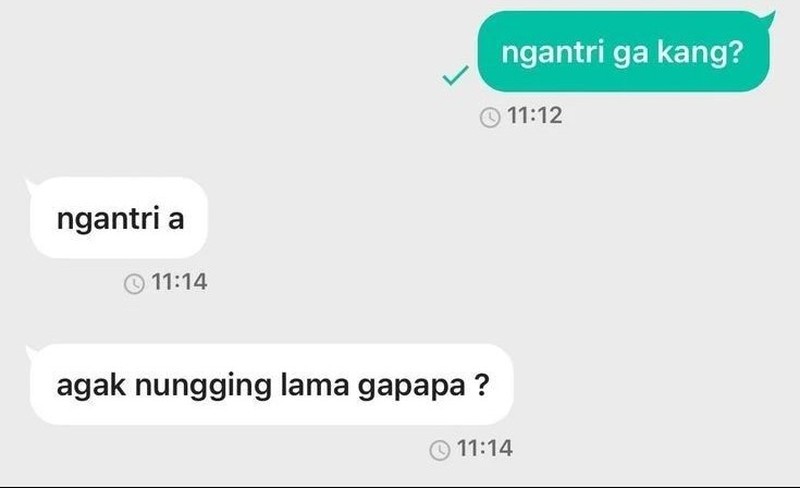 Memakai jasa abang ojol sudah jadi hal biasa setiap harinya. Berikut ini beberapa kejadian kocak di chat antara driver ojol dan pelanggan.