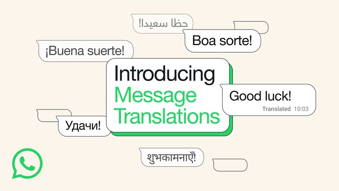 Fitur terjemahan pesan di WhatsApp