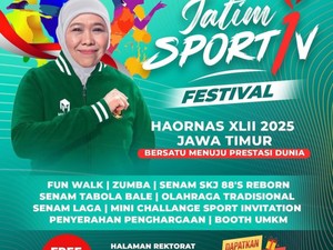 Jatim Sportiv Festival 2025, Gratis dan Banyak Doorprize!
