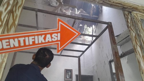 Kebakaran di Sungai Jungle Villa di Banjar Cepaka, Desa Cepaka, Kecamatan Kediri, Tabanan, Rabu (24/9/2025). /Istimewa