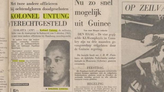 Koran Algemeen Dagblad pada tanggal 29 September 1967