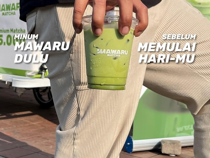 Matcha latte Rp 15.000