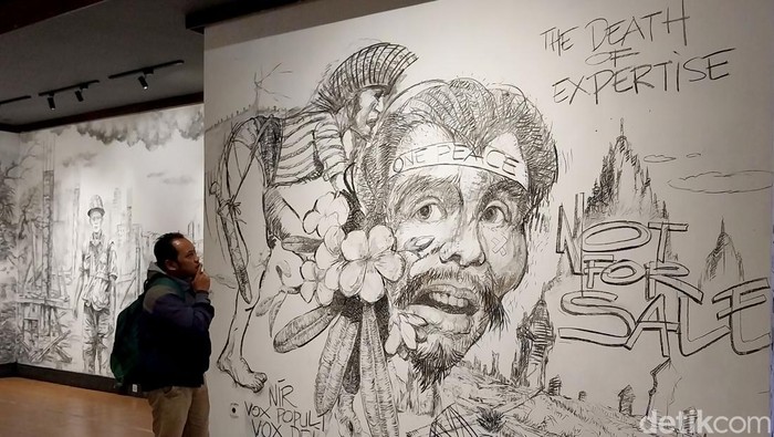 Menelisik Pameran Seni Arang di Kota Batu