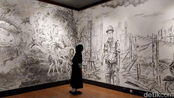 Pameran Seni Jejak Arang di Kota Batu