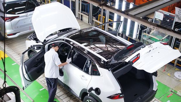 Pabrik Toyota di Karawang.
