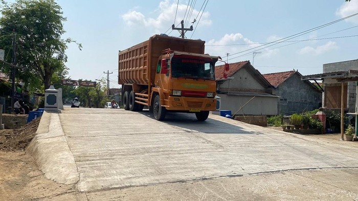 Penampakan Jembatan Kalitumpang di Batang yang dibangun lebih cepat dari target awal.