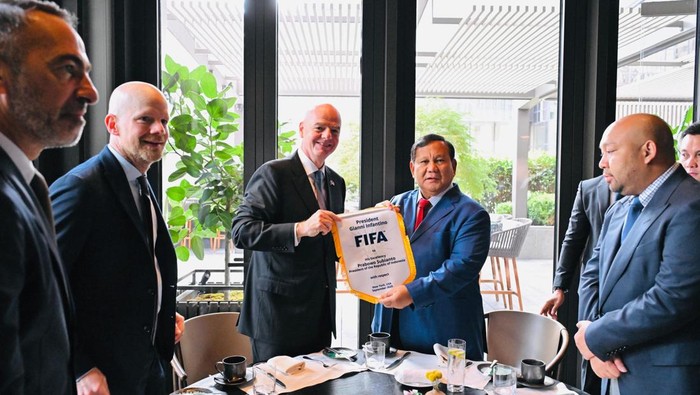 Pertemuan Presiden Prabowo dan Presiden FIFA Gianni Infantino. (Foto: Laily Rachev - Biro Pers Sekretariat Presiden)