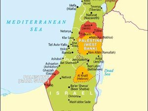 Wilayah Palestina Dulu dan Sekarang, Ini Petanya yang Diperbarui Inggris