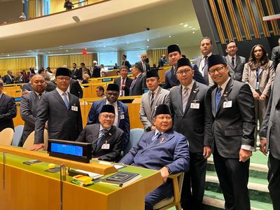 Potret Prabowo Didampingi Para Menteri Kabinet Merah Putih Hadiri Sidang Umum PBB Ke-80