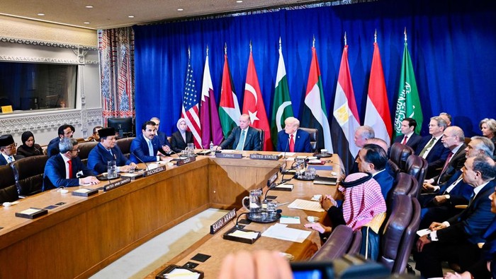 Prabowo hadiri pertemuan Multilateral Timur Tengah atas undangan Trump, Selasa (23/9).