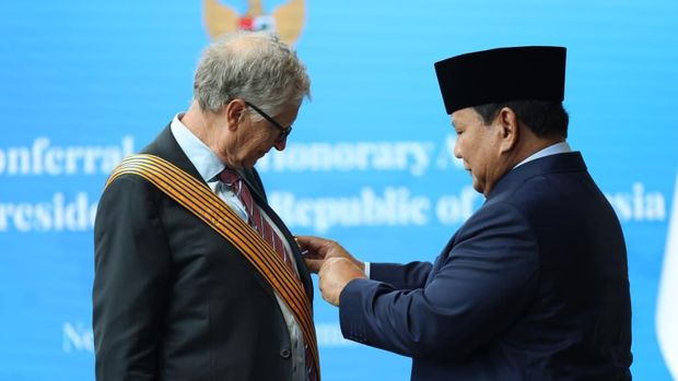 Presiden Prabowo Subianto bertemu Bill Gates di New York. (Jessica/Biro Pers Sekretariat Presiden)