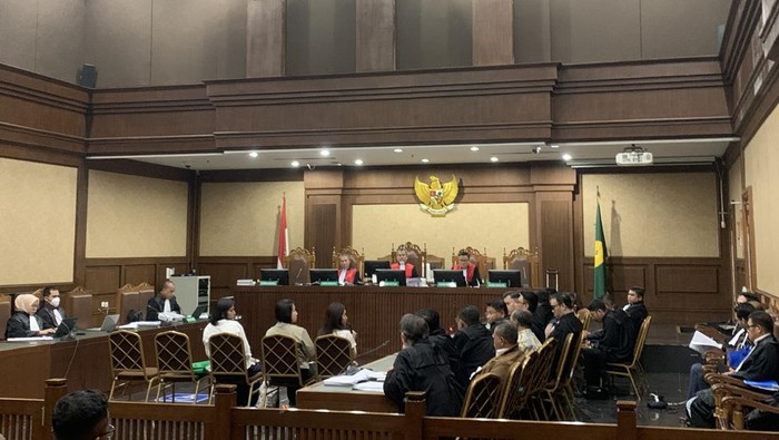 Sidang kasus suap vonis lepas korupsi minyak goreng (Mulia/detikcom)