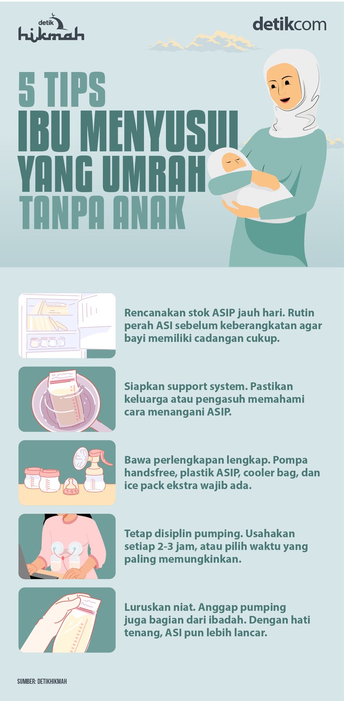Tips busui umrah tanpa si kecil
