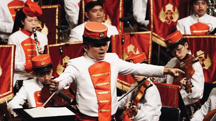 Penampilan Yogyakarta Royal Orkestra (YRO) di ALTI Hall Kyoto, Jepang, Sabtu (13/9).