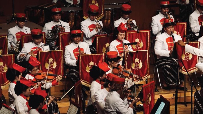 Yogyakarta Royal Orchestra saat tampil di Kyoto Jepang, Sabtu (13/9/2025).