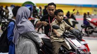 Salah satu program yang dinantikan adalah kesempatan untuk mencoba langsung motor terbaru dari berbagai merek.