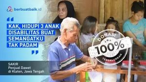 Tak Pernah Padam Semangat Sakir Hidupi 3 Anak Disabilitas dari Jualan Dawet Tak Pernah Padam Semangat Sakir Hidupi 3 Anak Disabilitas dari Jualan Dawet