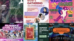 25-28 September Full Event Komunitas, Dijamin Anti Bosan!