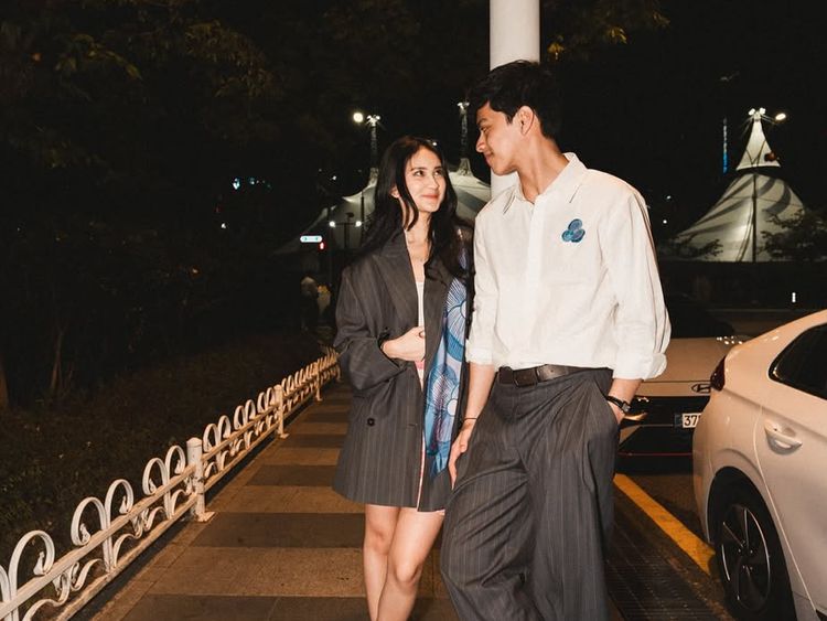 7 Foto El Putra dan Harleyava Princy Rangga & Cinta di Korea, Bikin Baper