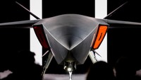 Perusahaan pertahanan Helsing resmi meluncurkan CA-1 Europa, sebuah sistem tempur udara berbasis teknologi kecerdasan buatan (AI), di Tussenhausen, Jerman, Kamis (25/9/2025). Inovasi ini disebut akan menjadi salah satu terobosan penting dalam strategi pertahanan udara modern Eropa. REUTERS/Michaela Stache
