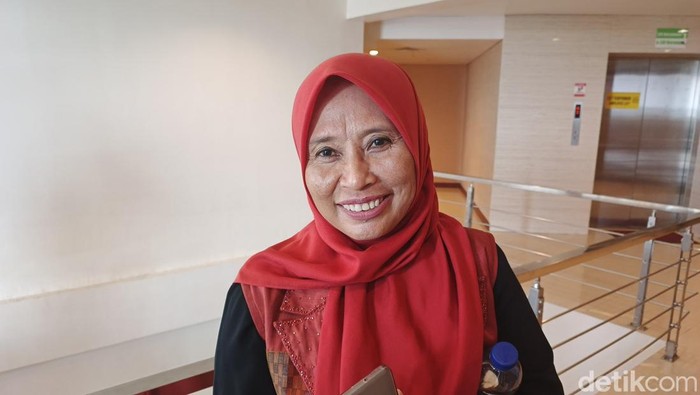 Kepala Dinas Sosial NTB Nunung Triningsih ditemui di Mataram, Kamis (25/9/2025). (Ahmad Viqi/detikBali).