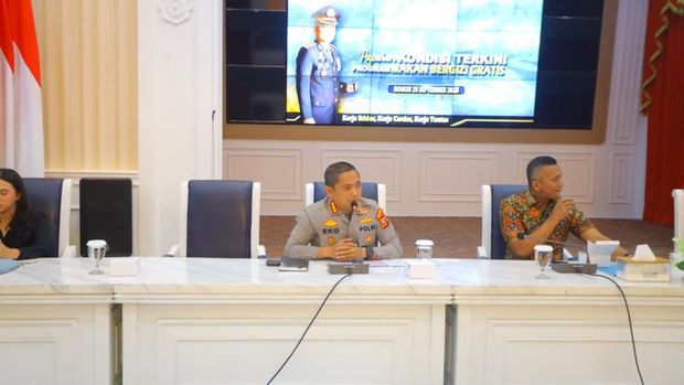 Kapolresta Bogor Kota Kombes Eko Prasetyo rapat bersama Forum Koordinasi Pimpinan Daerah (Forkopimda) wilayah Kota Bogor. (Dok istimewa).