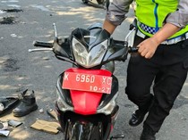 Kecelakaan Truk Tangki Vs Motor Pelat Merah di Jepara, 1 Orang Tewas