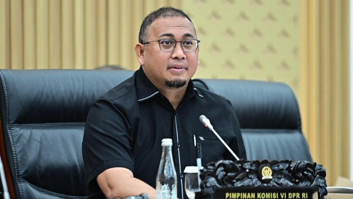 Ketua Komisi VI DPR RI dari Fraksi Gerindra Andre Rosiade