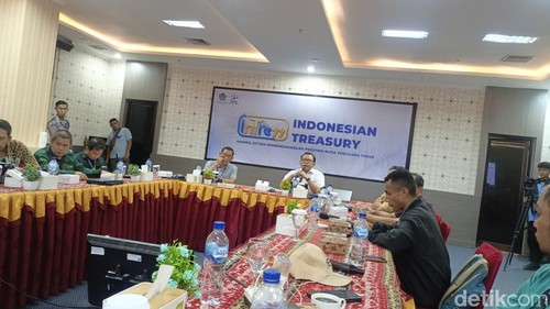 Suasana Konferensi Pers APBN KiTa Regional NTT, September 2025 di Kantor DJPb NTT, Kamis (25/9/2025).