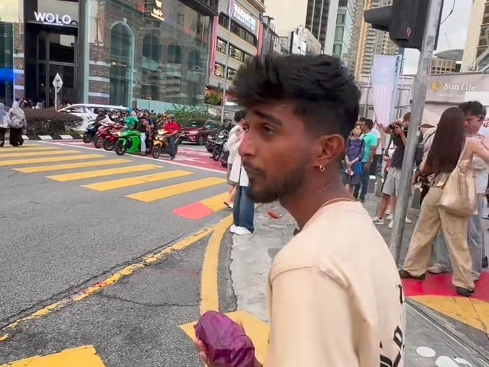 Tangkapan layar video warga Medan bikin konten tawuran di Malaysia