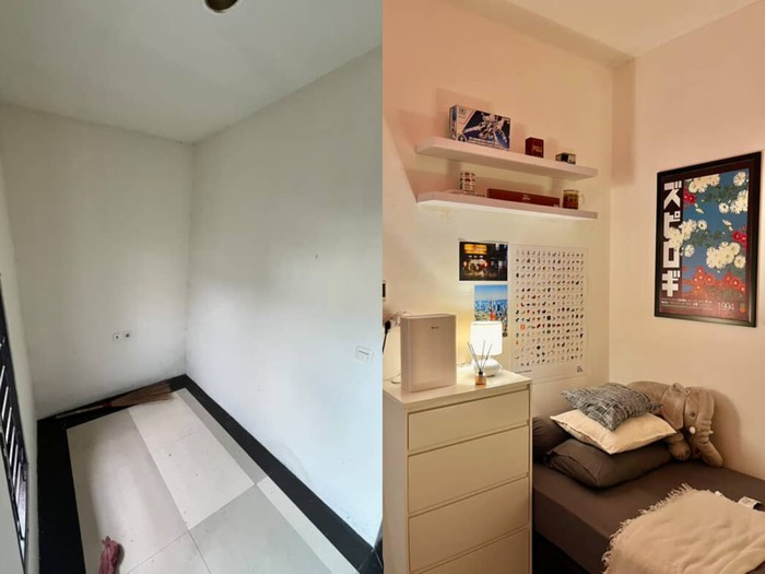 Gen Z menyulap rumah kontrakan tiga petak menjadi estetis mendadak viral di media sosial.