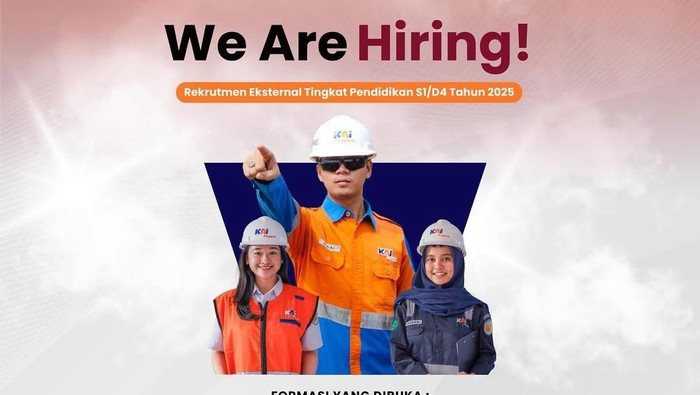 KAI Properti buka loker untuk lulusan S1/D4 melalui Rekrutmen Eksternal 2025.