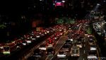 Jalan Gatot Subroto Arah Cawang Macet