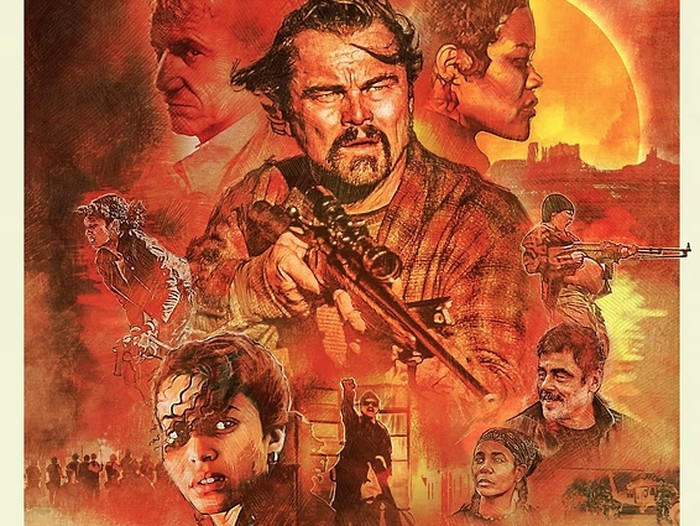 Cuplikan adegan dalam film One Battle After Another (2025).