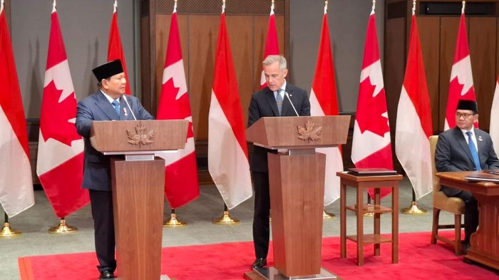 Presiden Prabowo Subianto dan Perdana Menteri Kanada Mark Joseph Carney
