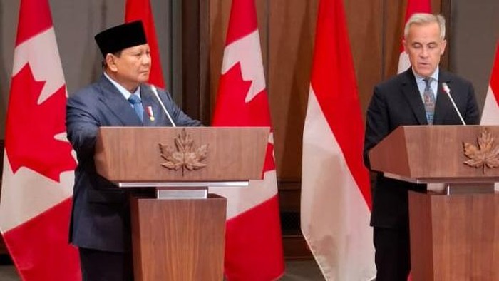 Presiden Prabowo Subianto dan Perdana Menteri Kanada Mark Joseph Carney