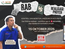 Belajar Kelola RAB Proyek Real-Time, Studi Kasus Nyata dengan Software Accurate