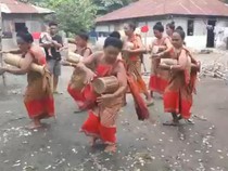 Tari Likurai dari Malaka NTT, Tradisi Perang Kini Jadi Penyambutan Tamu
