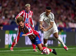 Real Madrid akan hadapi Atletico Madrid di semifinal Piala Super Spanyol di Arab Saudi pada 9 Januari tanpa Mbappe (Getty Images/Diego Souto)