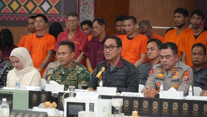BNN dan Polri merilis kasus narkoba di Sumut