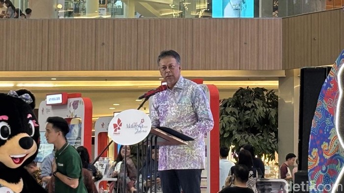 Duta Besar Malaysia untuk Indonesia saat memaparkan banyak warga RI berobat ke Negeri Jiran