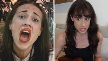 Colleen Ballinger, dikenal sebagai Miranda Sings, melejit lewat video lagu tren dengan tempo aneh dan lipstik merah khas. Ia sukses dengan acara Netflix Haters Back Off dua musim dan spesial komedi.Pada 2023, YouTuber Adam McIntyre menuduh Ballinger grooming saat ia remaja, termasuk kirim lingerie ke penggemar di bawah umur. Tuduhan serupa muncul dari korban lain.Ballinger minta maaf via video Addressing Everything, klaim insiden di luar konteks. Lalu, video ukulele hi memicu trolling massal, akhiri karier dekade-nya.Kanal utama tak aktif sejak 2023; pada 2025, ia hiatus vlog lagi, tapi netizen cuek. Foto: Boredpanda