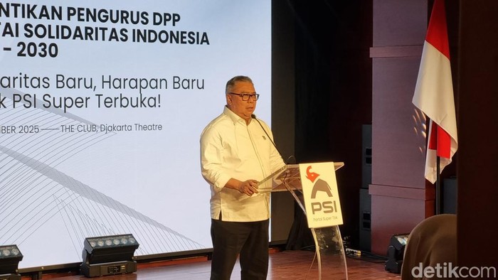 Ketua Harian PSI Ahmad Ali. (Taufiq/detikcom)