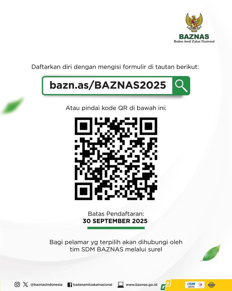 Lowongan kerja BAZNAS